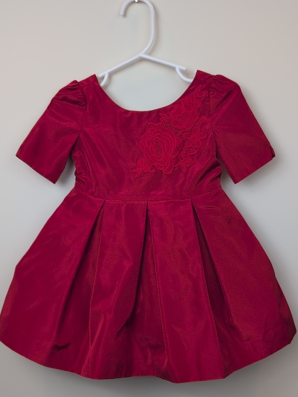 Janie And Jack Red Holiday Dress 6-12 Months